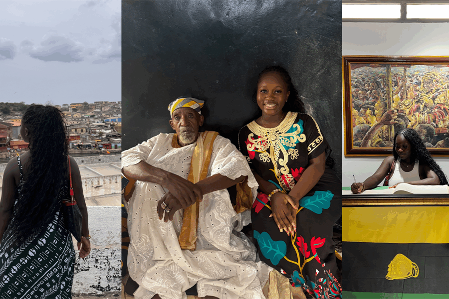 Afia Acheampong studies abroad